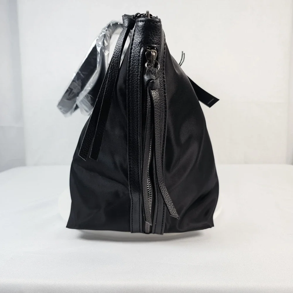 Botkier Tote Bag New York Bond Zipper Accents Organize Laptop Travel Work Black - Picture 2 of 8